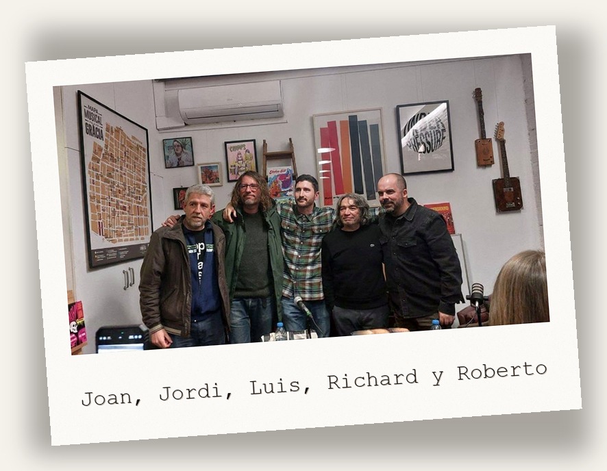 Joan, Jordi, Luis, Richard y Roberto