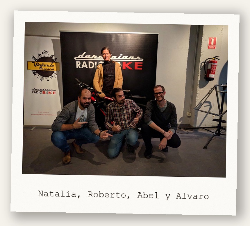 Natalia, Roberto, Abel y Alvaro