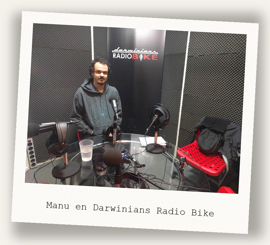 Manu en Darwinians Radio Bike