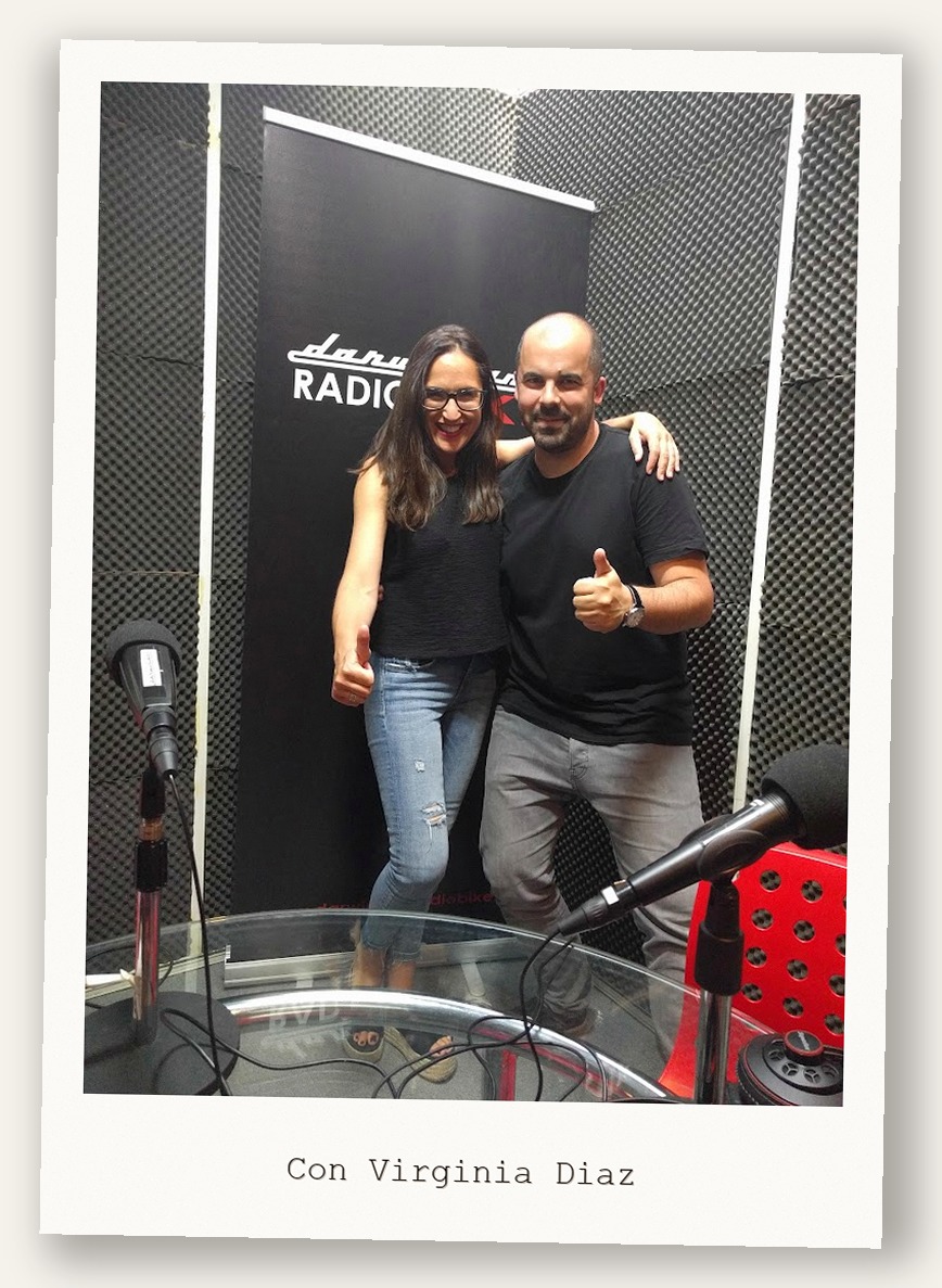Con Virginia Diaz