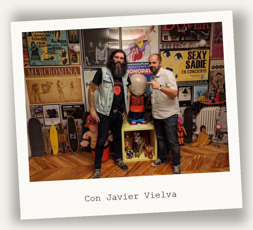 Con Javier Vielva