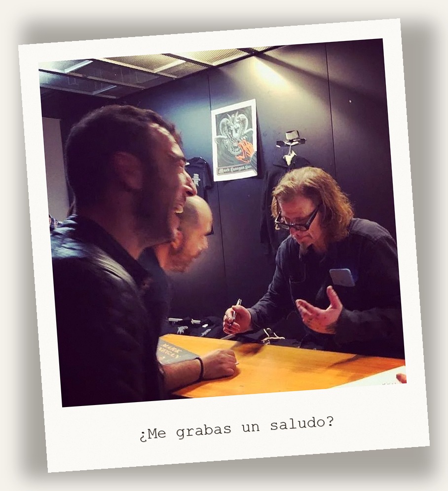 ¿Me grabas un saludo?