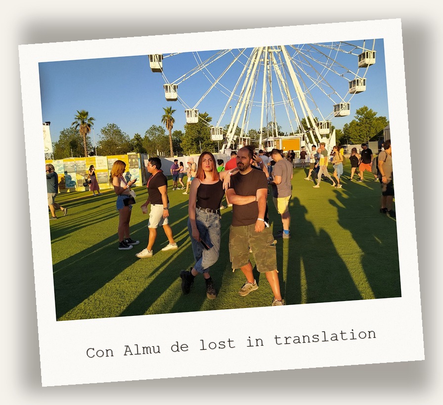 Con Almu de lost in translation