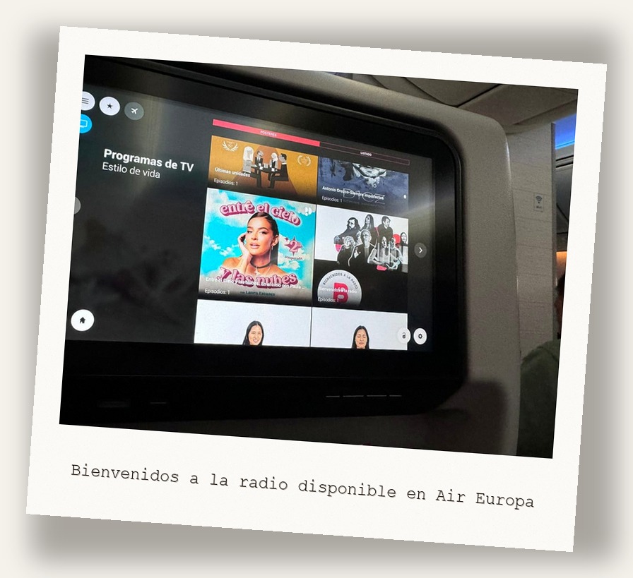Bienvenidos a la radio disponible en Air Europa
