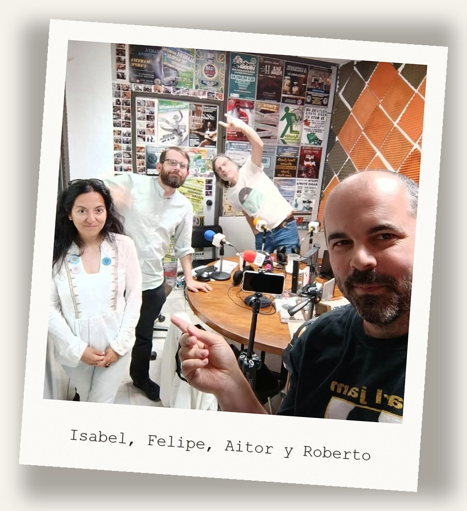Isabel, Felipe, Aitor y Roberto